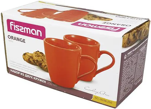 Набір 2 керамічні кружки Sunshine Fissman 12 см 000269977 - фото 3