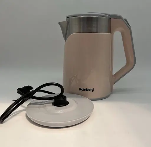 Электрочайник Rainberg RB-2228 2л 2000Вт Бежевый - фото 3