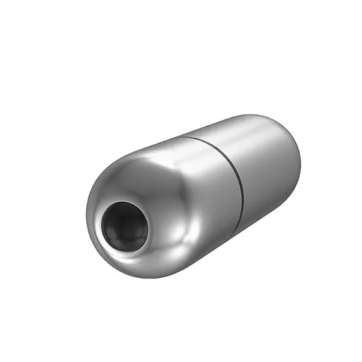 Міні-вібратор Baile Mini Vibe, 6.2 см (сріблястий) - фото 3