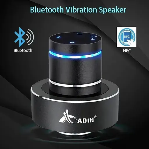 Колонка портативная Adin S8BT вибрационная bluetooth 26 Вт - фото 5