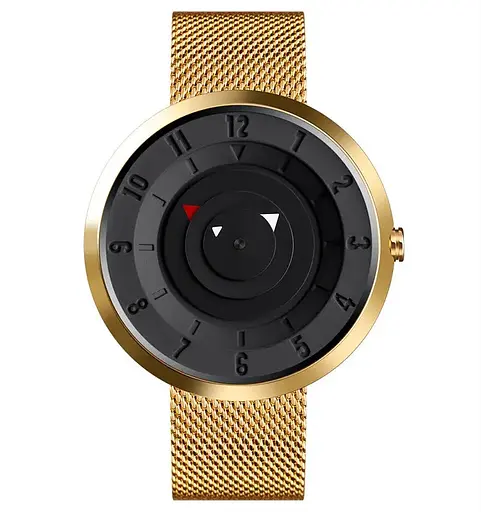 Классические часы Skmei 9174 золотистые - фото 2