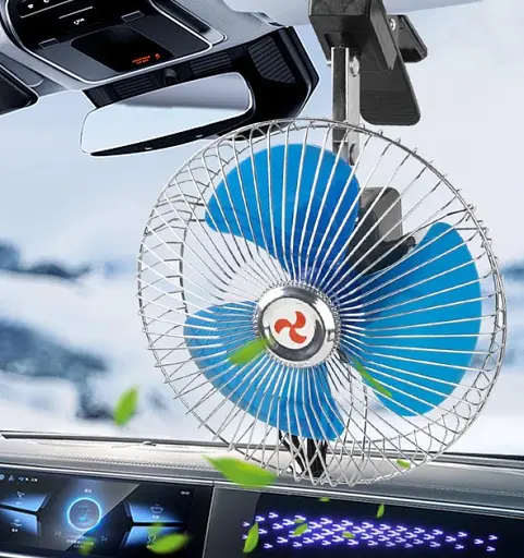 Автомобільний вентилятор із прищіпкою 12V для охолодження в автомобілі - фото 6