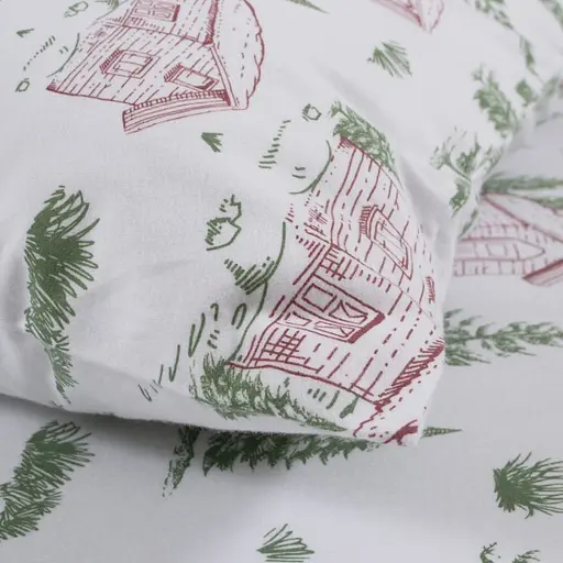 Постельное белье Lotus Home Фланель - Snowy Forest евро (svt-2000022349000) - фото 4