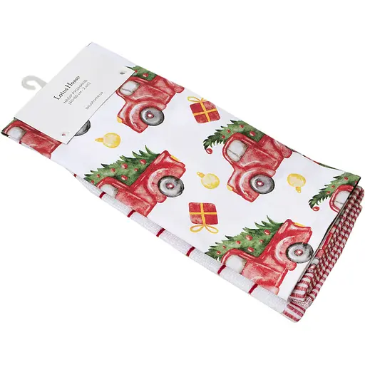 Набір рушників Lotus Home Christmas Express 40х60 см 2 шт. (svt-2000022348225) - фото 5