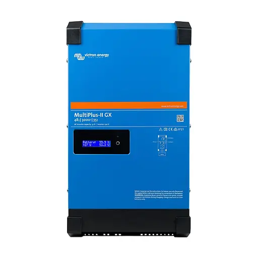 Инвертор 3kVA/2.4kW Victron Energy MultiPlus-II GX 48/3000/35-32 (99-00020227) - фото 2