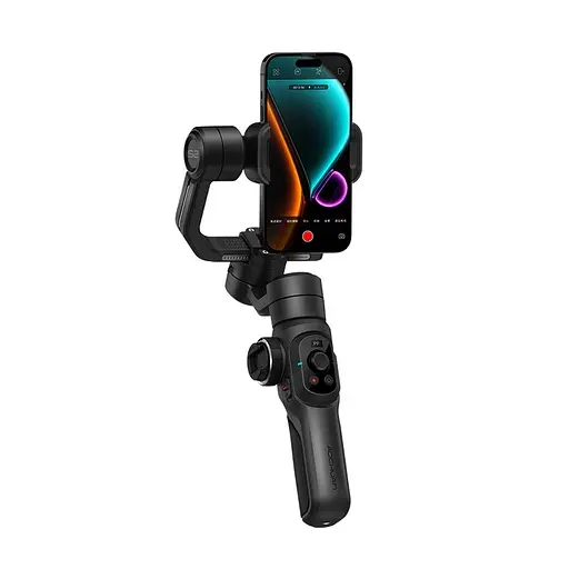 Триосьовий стабілізатор Aochuan Professional Gimbal Stabilizer for Smartphone Smart S2 Чорний - фото 2