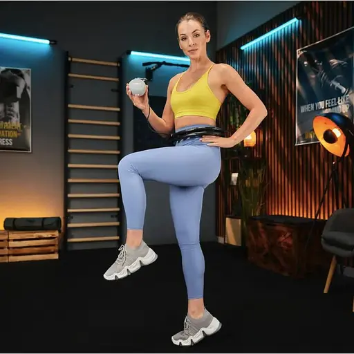 Хулахуп Trex Sport TX-010CHH массажный с утяжелителем черный - фото 3