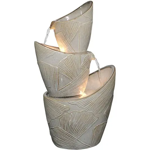 Фонтан Engard декоративний керамічний 71.5 x 41 х 25 см білий