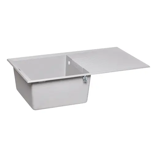 Кухонная мойка Lidz 860x500/240 GRA-09 (LIDZGRA09860500240) - фото 4