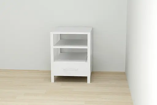 Тумба універсальна Ferrum-decor Вів'єн 1/1 50x41x40 білий ДСП Білий 16мм (FRD-104145)