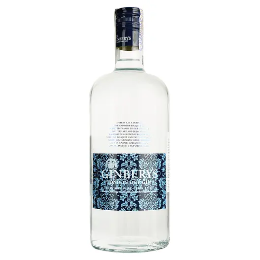 Джин Ginbery's, 37,5%, 1 л