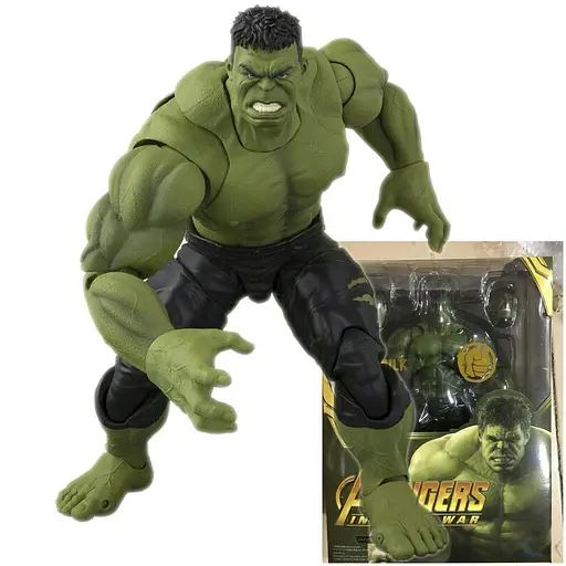 Фигурка Халк Мстители Война бесконечности Avengers Infinity War Hulk SHF 21 см Hulk AIW - фото 6