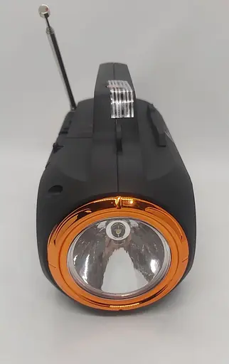 Мультимедийная колонка радиоприемник Fepe FP-23-S Bluetooth с солнечной панелью и фонариком - фото 3