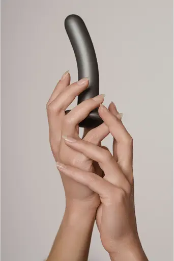 Фаллоимитатор Ouch! Smooth G-Spot Dildo 5apos;apos; 12.4 см (серый) - фото 13