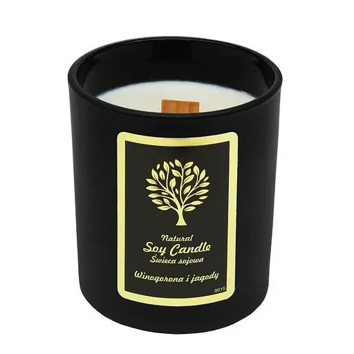 Свеча Aurora Natural Soy Candle виноград и ягоды 150 г - фото 5
