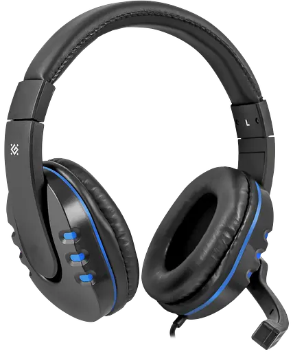 Наушники Warhead G-160 Black+Blue (64118) Defender teh0021821 - фото 1