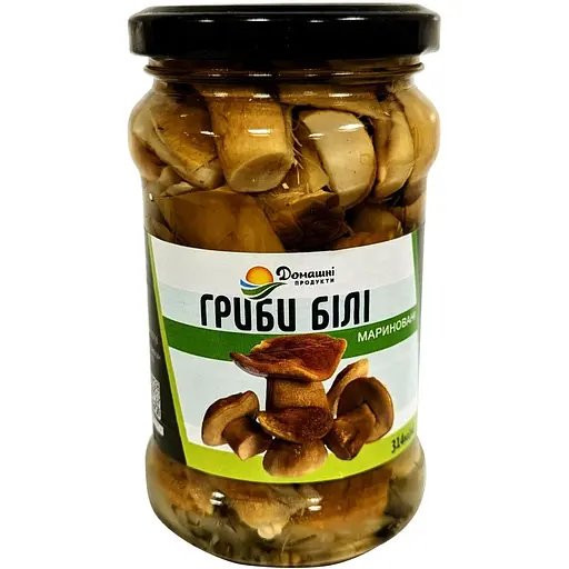 Білі гриби Домашні продукти мариновані 280 г