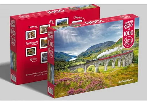 Пазл CherryPazzi Виадук Гленфиннан Шотландия 1000 эл. (30356) - фото 3