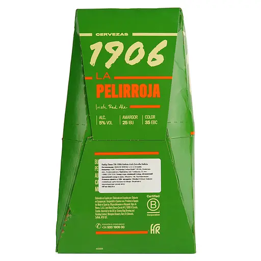 Упаковка пива Estrella Galicia 1906 Galicia Irish темное 5% 1.98 л (0.33 л x 6 шт.) - фото 5