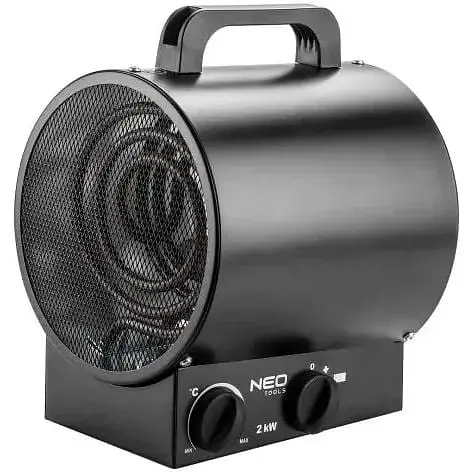 Обігрівач теплова гармата Neo Tools 90-065, Black, 2000Вт, електрична, площа обігріву 50 м², вентиляторна