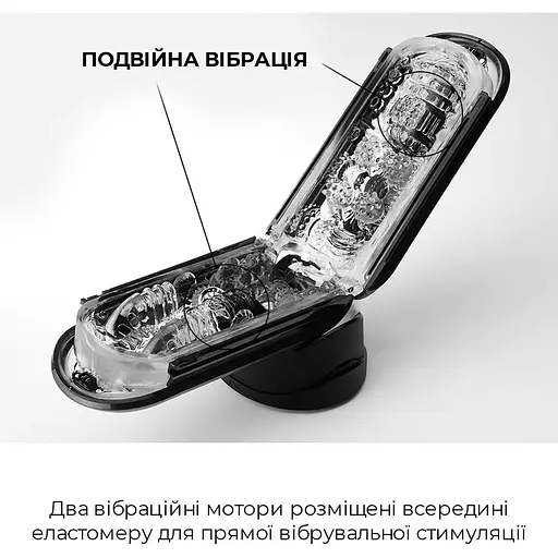 Вібромастурбатор Tenga Flip Zero Electronic Vibration Black - фото 3