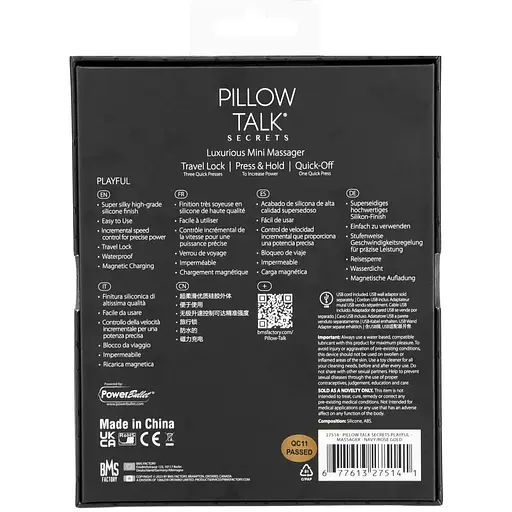 Клиторальный вибратор Pillow Talk Secrets - Playful - Clitoral Vibrator - фото 7