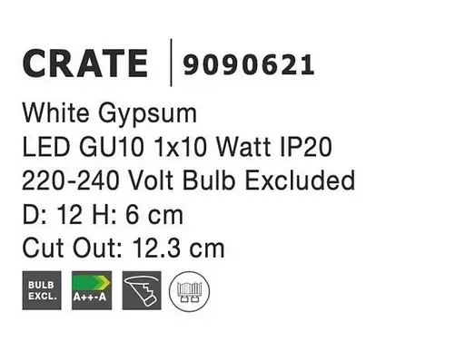 Світильник точковий CRATE Nova Luce 9090621 - фото 4