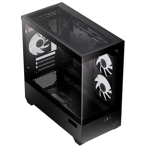 Корпус AeroCool P300D Digi-G-BK-v1 Black (ACCS-PN05033.11) - фото 2
