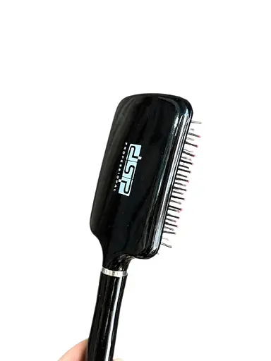 Комплект для стайлінгу волосся DSP-10264 випрямляч та масажна щітка Сріблястий - фото 2