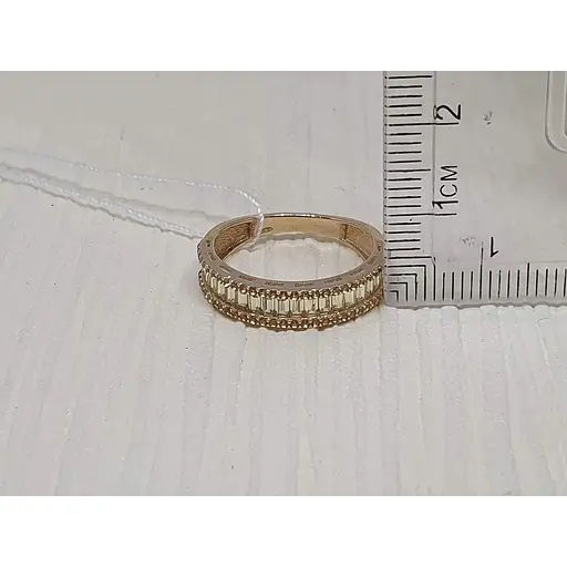 Золотое кольцо Favoritum с фианитами. 1313 17.5 - фото 5