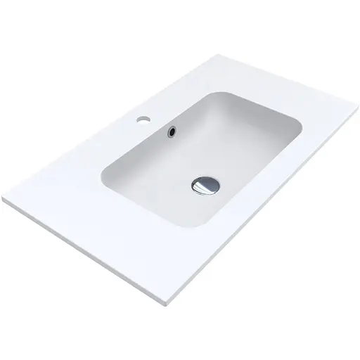 Умивальник Miraggio Della 800 mirasoft 0001070, Білий матовий - фото 1