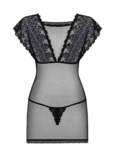 Комплект білизни Obsessive 821-CHE-1 L/XL чорний - фото 6