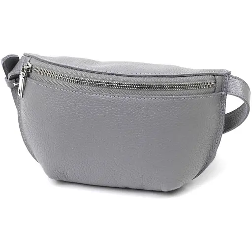 Шкіряна жіноча сумка бананка Shvigel 23х12.5х6 см sum0020185 - фото 1