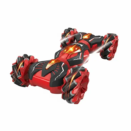 Радіокерований позашляховик-перевертиш 911-579 A-02, Пульт 2.4G/Браслет, Акум. 3.7V, Червоний