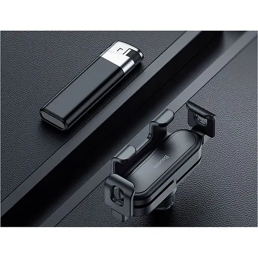 Автотримач Baseus Stable Gravitational Car Mount Lite Air Outlet Version Black (SUWX010001) (134769) - фото 9
