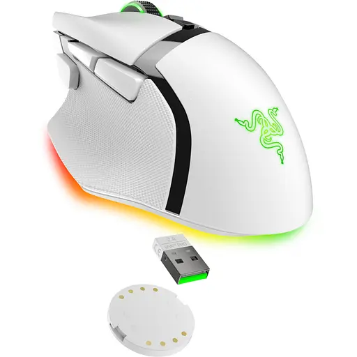Мышка Razer Basilisk V3 Pro 35K Wireless/Bluetooth White (RZ01-05240200-R3G1) - фото 6