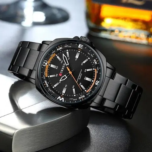 Часы мужские наручные Curren Sailor (Черные) - фото 2