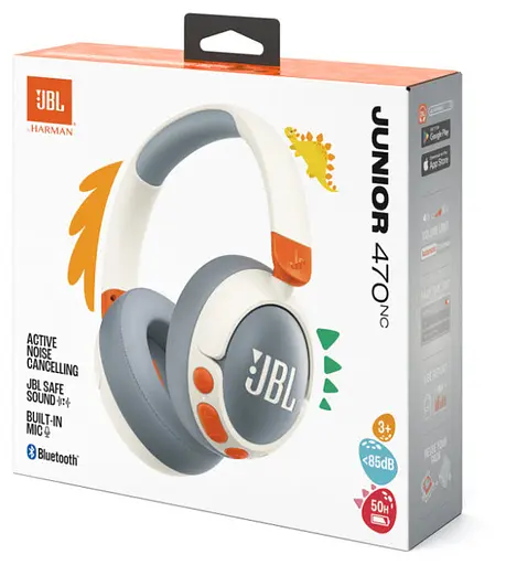 Гарнитура JBL JR470NC White (JBLJR470NCWHT) - фото 7