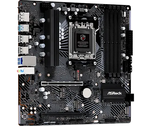 Материнская плата ASRock B650M PG Lightning Socket AM5 (B650M PG Lightning) - фото 2