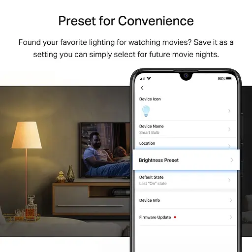 Умная Wi-Fi лампа TP-LINK Tapo L-510E N300 - фото 6