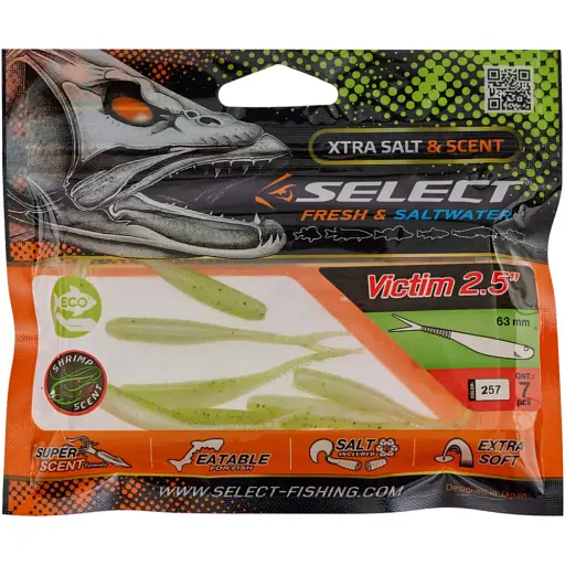 Силікон Select Victim V-Tail 2.5" #257 (7 шт/уп) - фото 2
