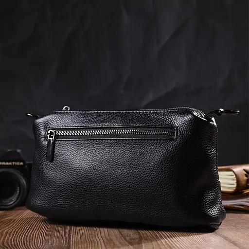 Сумка кожаная женская Vintage 27х12х9.5 см sum0022694 - фото 8