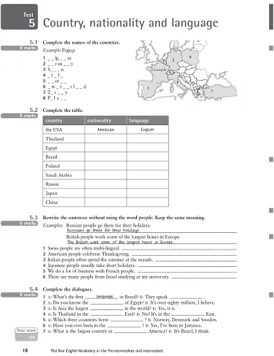 Test Your English Vocabulary in Use Pre-intermediate and Intermediate with Answers 3rd Edition - фото 6
