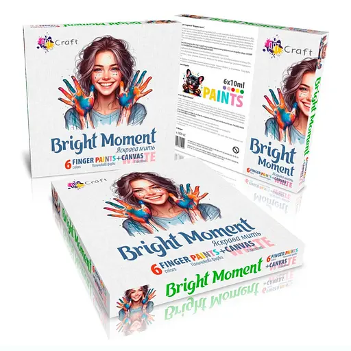 Набір для творчості "Яскрава мить" Art Craft 5029-AC біле полотно 25х30 см - фото 1