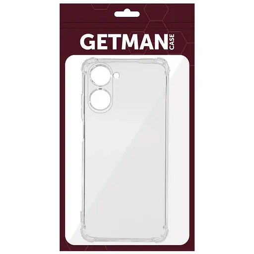 TPU чехол Getman Ease logo усиленные углы Full Camera для Realme 10 4G Бесцветный (Прозрачный) - фото 4