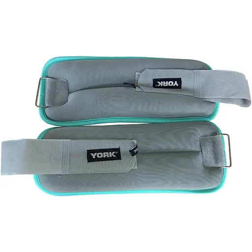 Утяжелители York Fitness Soft для рук и ног 2х2кг серый - фото 2