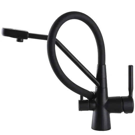 Смеситель для кухни под осмос Globus Lux GLLR-0800-10-01 000024671 Черный матовый - фото 7