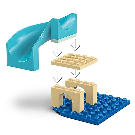 Конструктор LEGO Gabby's Dollhouse Акваріумні пригоди русалоньки Ґаббі 103 деталі (11204) - фото 4