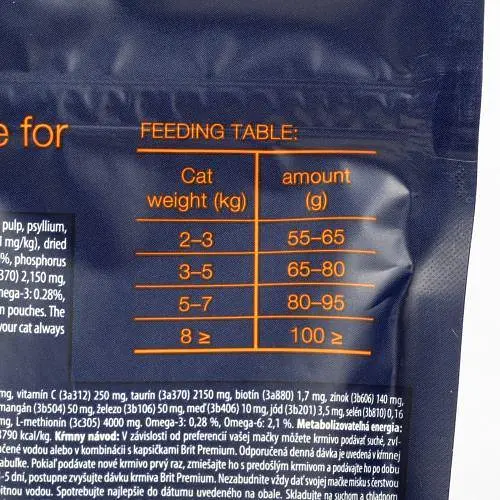 Сухой корм Brit Premium Cat by Nature Indoor для кошек, живущих в помещении, с курицей, 800 г - фото 4