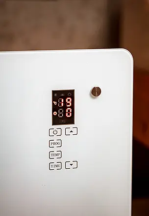 Обогреватель стеклянный конвектор с дистанционным управлением Camry CR 7721 LCD - фото 4